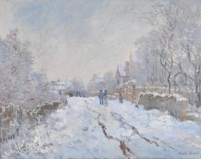 अर्जेंटीना में स्नो सीन द्वारा Claude Monet